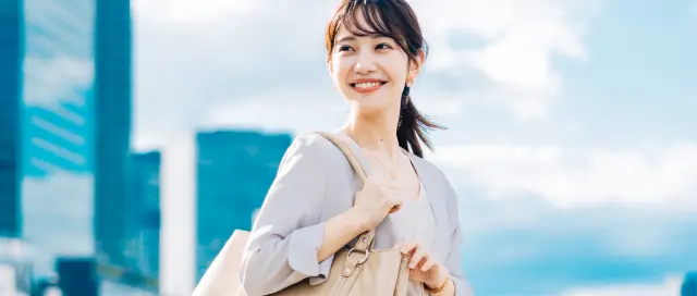 LinkUpの特徴3写真：笑顔の女性